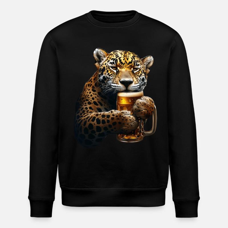 Jaguar - Stanley/Stella ROLLER Unisex Organic Sweatshirt - black