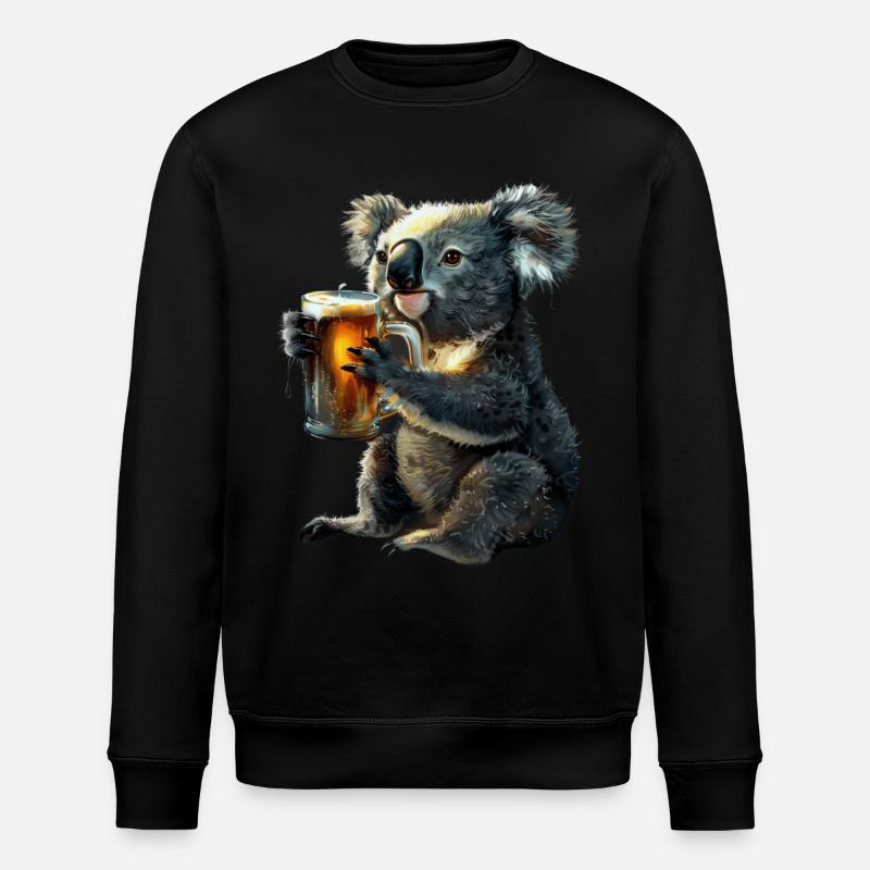 Koala - Sweat bio ROLLER Stanley/Stella Unisexe - noir