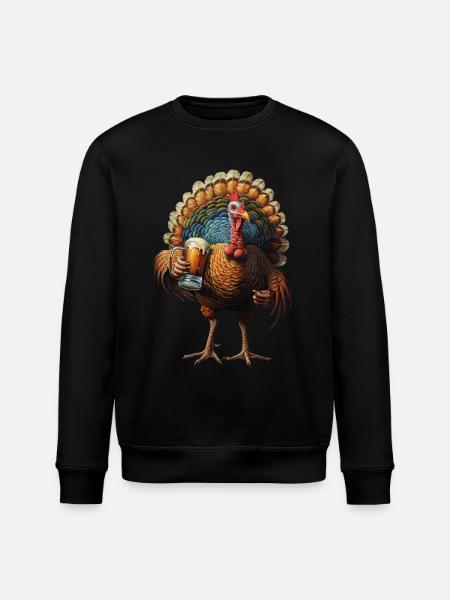 Truthahn - Stanley/Stella Unisex Bio-Sweatshirt ROLLER - Schwarz