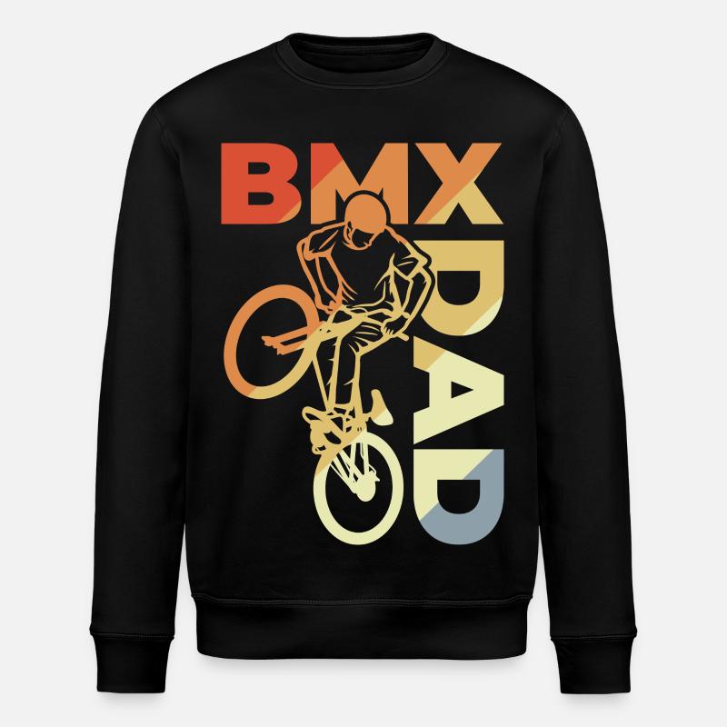 BMX Dad - Stanley/Stella Unisex Bio-Sweatshirt ROLLER - Schwarz