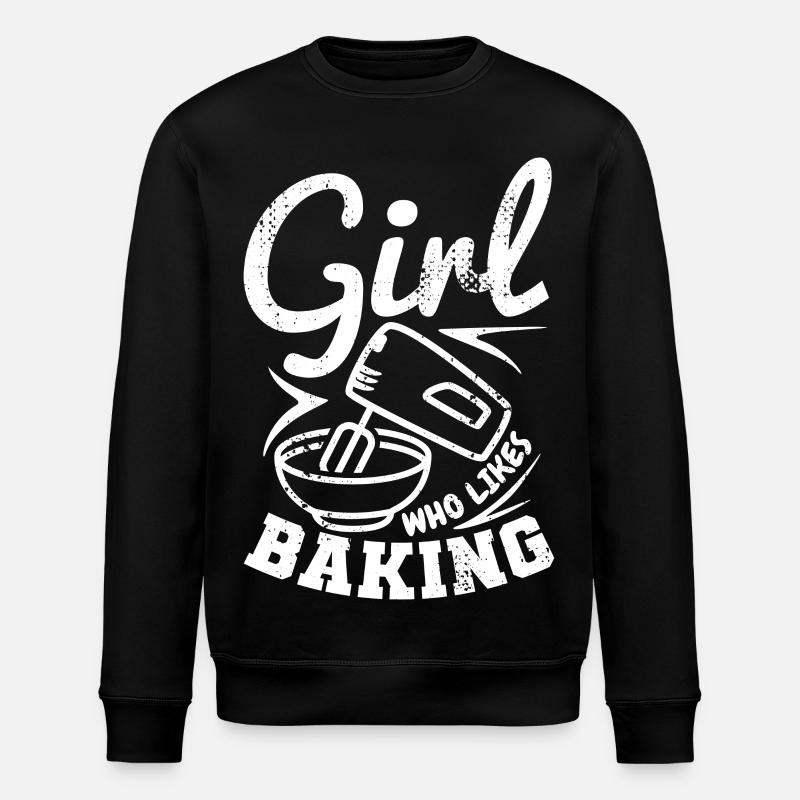 Fille qui aime cuisiner - Sweat bio ROLLER Stanley/Stella Unisexe - noir