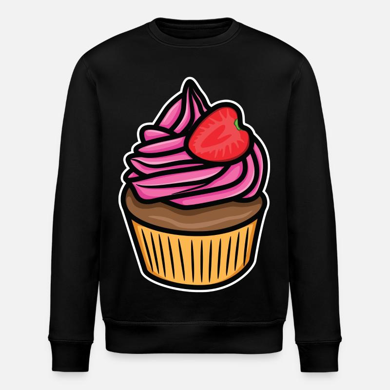 Dessin de gâteau - Sweat bio ROLLER Stanley/Stella Unisexe - noir