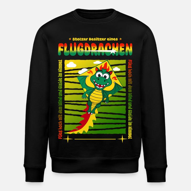 Propriétaire de cerf-volant - Sweat bio ROLLER Stanley/Stella Unisexe - noir