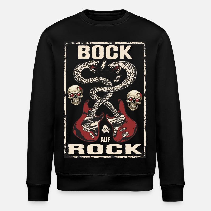 Bock auf Rock - Sweat bio ROLLER Stanley/Stella Unisexe - noir
