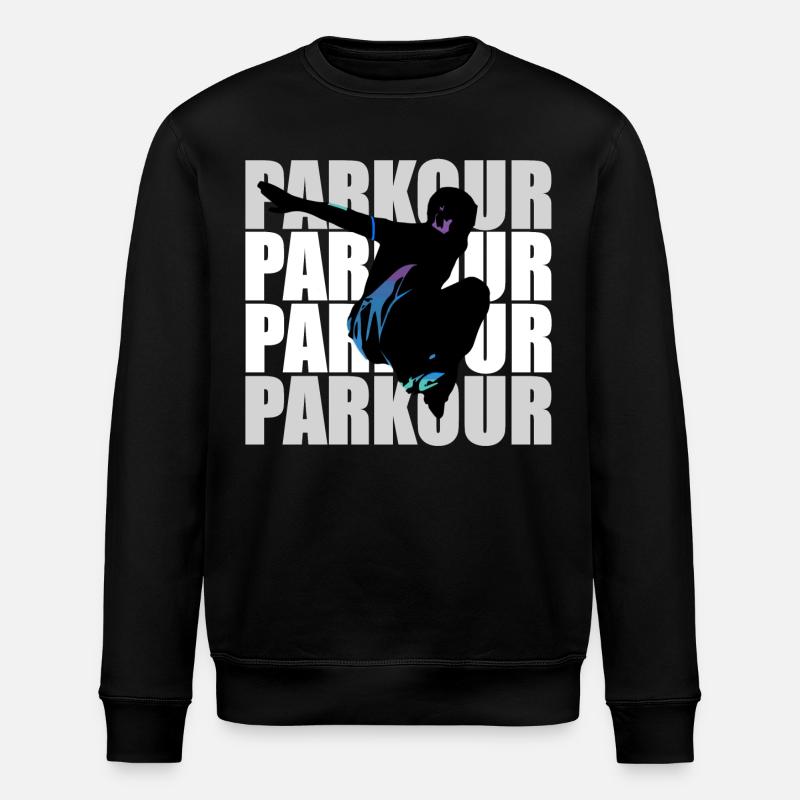 Le parkour - Sweat bio ROLLER Stanley/Stella Unisexe - noir