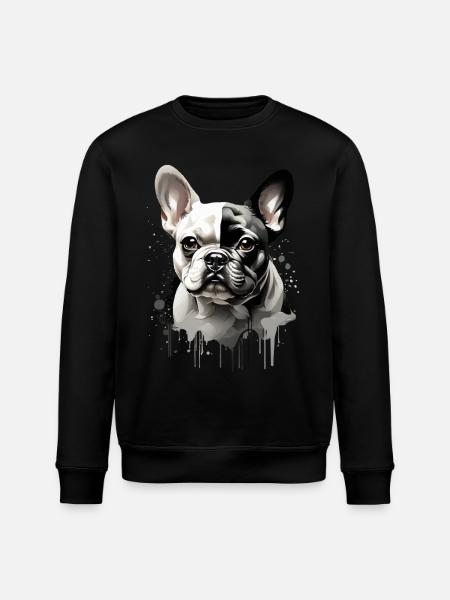 CHIEN BOULEDOGUE FRANÇAIS - Sweat bio ROLLER Stanley/Stella Unisexe - noir
