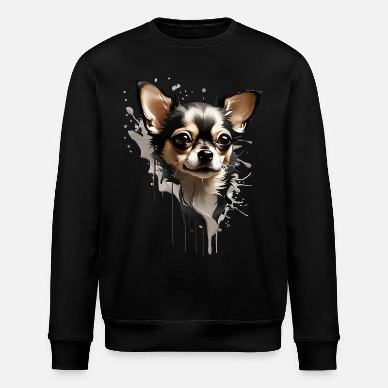 HUND COOL CHIHUAHUA - Stanley/Stella Unisex Bio-Sweatshirt ROLLER - Schwarz
