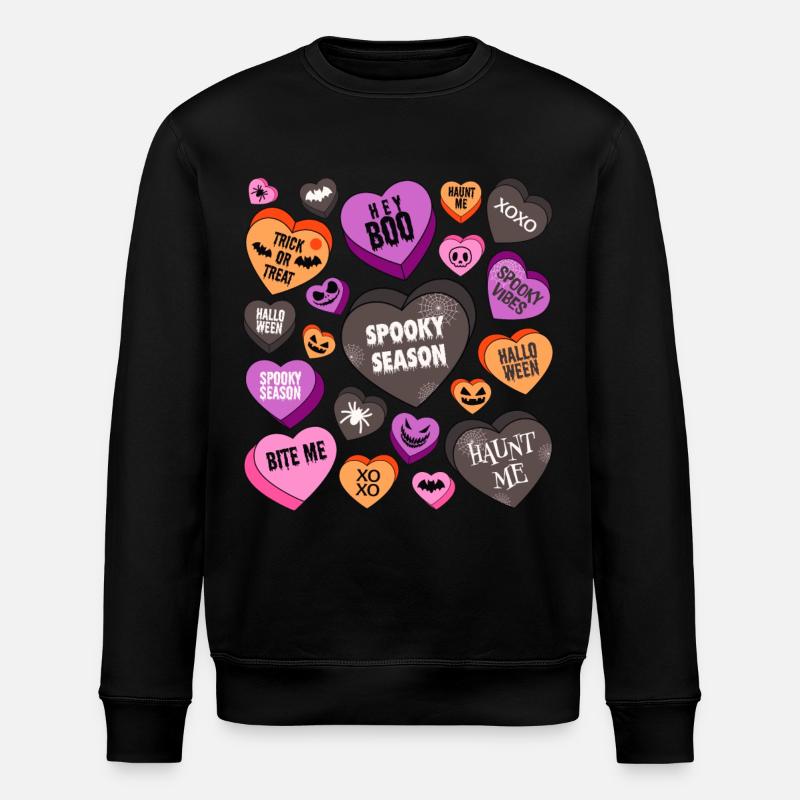 Coeurs d’Halloween. - Sweat bio ROLLER Stanley/Stella Unisexe - noir