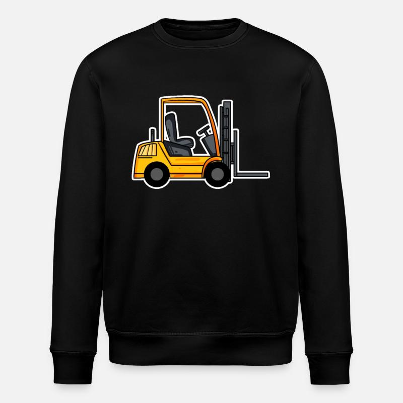Chariot élévateur - Sweat bio ROLLER Stanley/Stella Unisexe - noir