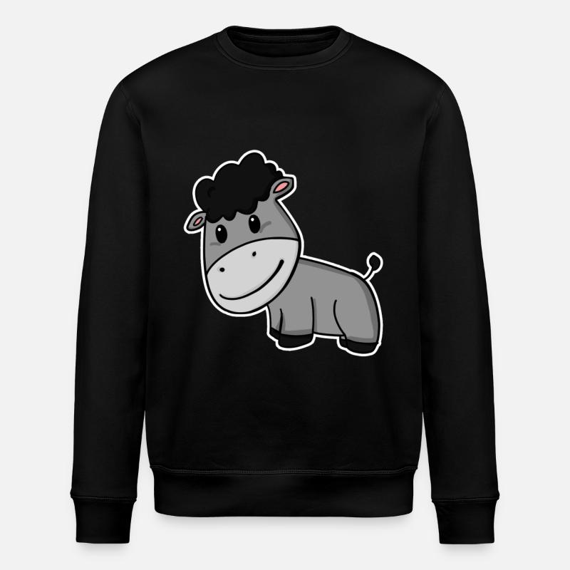 Esel - Stanley/Stella Unisex Bio-Sweatshirt ROLLER - Schwarz