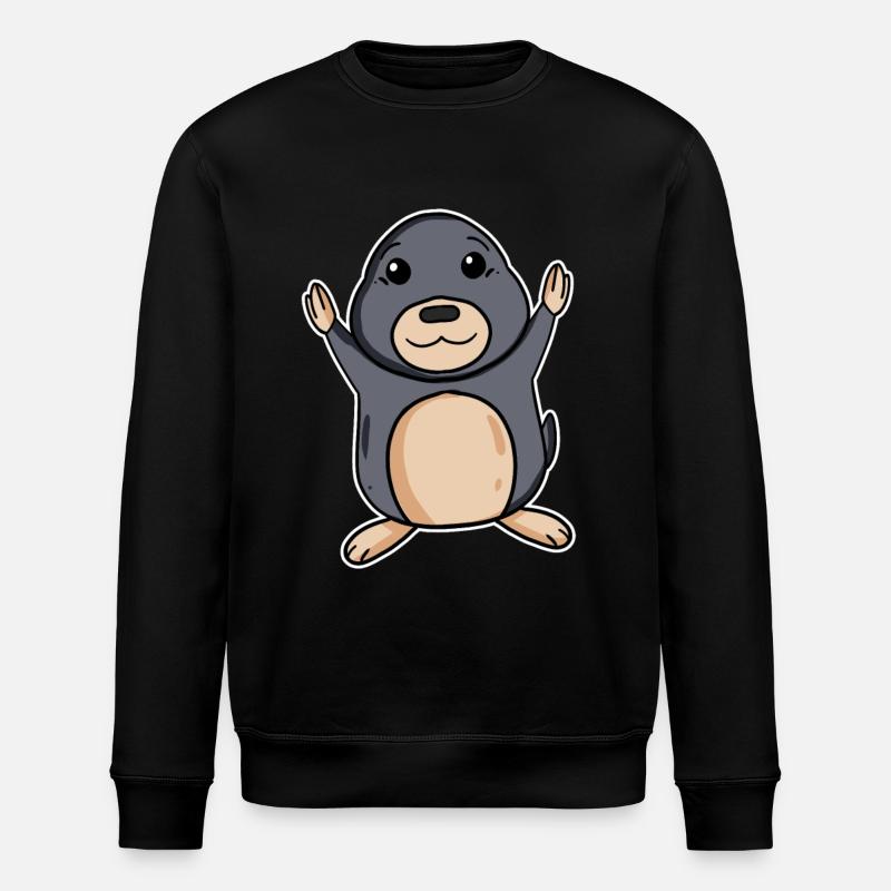 Muldvarp - Stanley/Stella økologisk unisex-sweatshirt ROLLER - sort