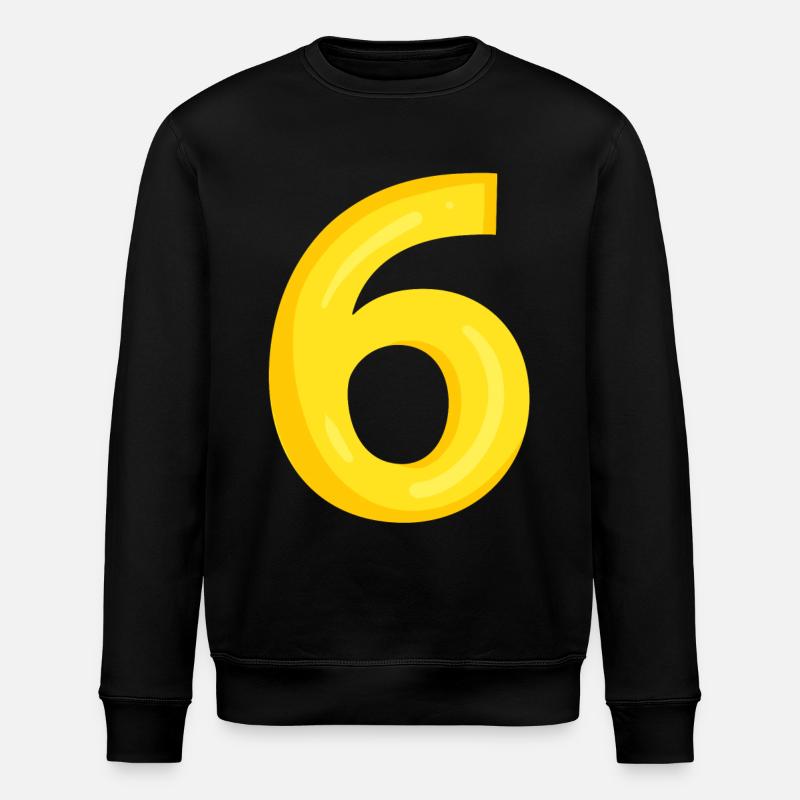 6 gelb - Stanley/Stella Unisex Bio-Sweatshirt ROLLER - Schwarz