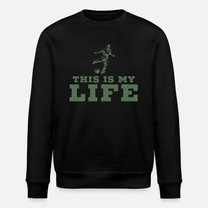 Fußball - Stanley/Stella Unisex Bio-Sweatshirt ROLLER - Schwarz