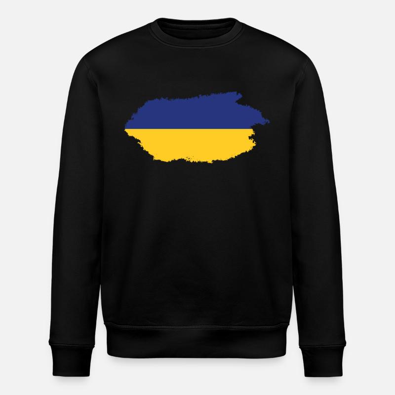 Drapeau de l’Ukraine - Sweat bio ROLLER Stanley/Stella Unisexe - noir
