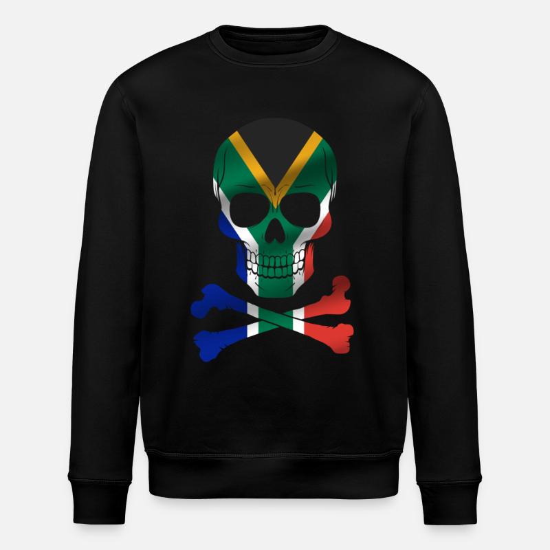 Drapeau de l’Afrique du Sud - Sweat bio ROLLER Stanley/Stella Unisexe - noir