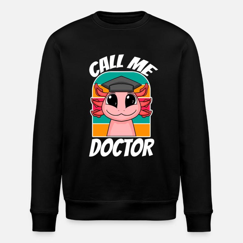 Promotion Doktorarbeit Doktortitel - Stanley/Stella Unisex Bio-Sweatshirt ROLLER - Schwarz