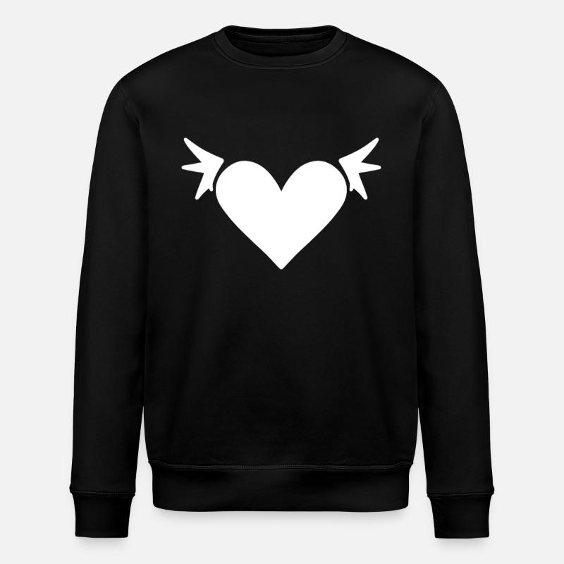 Ange du Cœur Ange Gardien - Sweat bio ROLLER Stanley/Stella Unisexe - noir