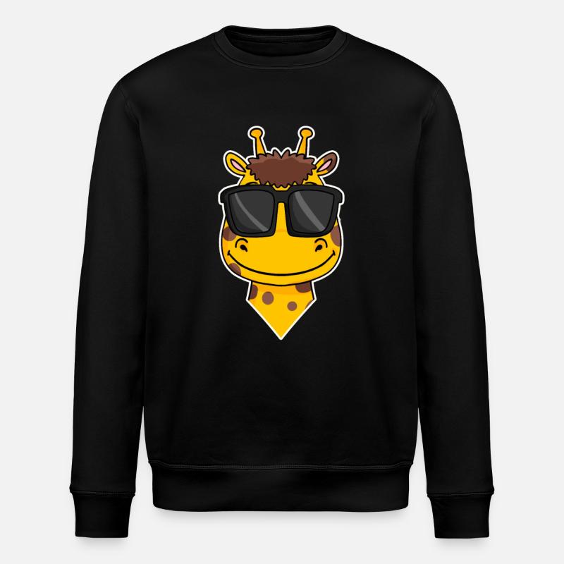 Giraffe - Stanley/Stella ROLLER Unisex Organic Sweatshirt - black