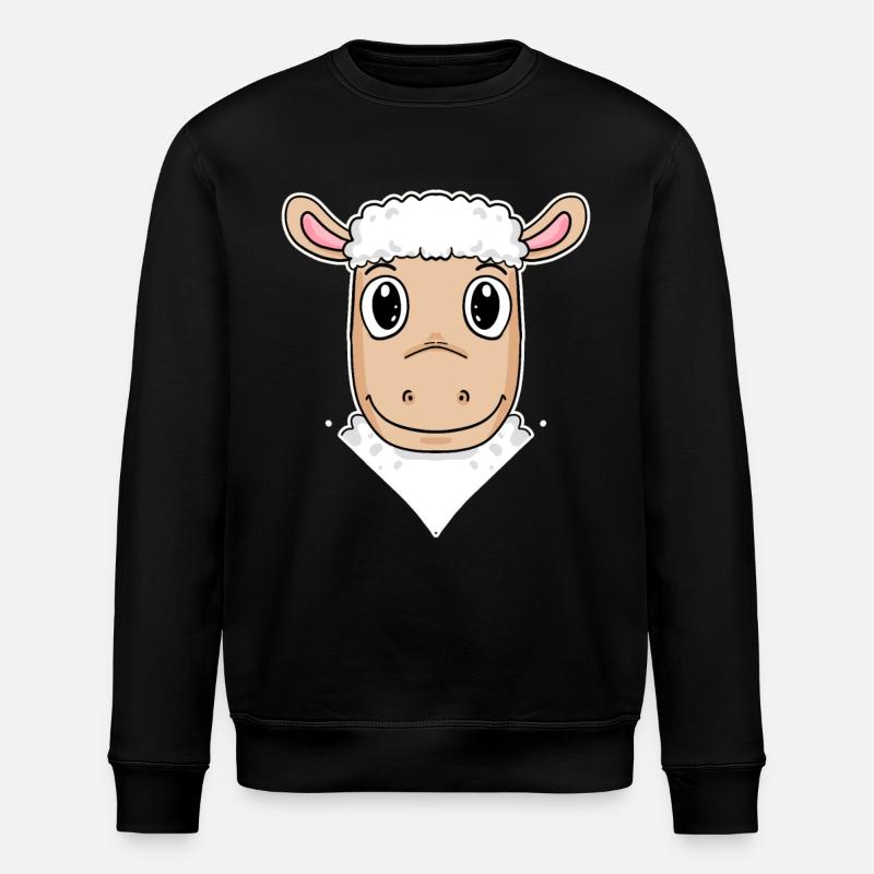 Illustration de moutons - Sweat bio ROLLER Stanley/Stella Unisexe - noir