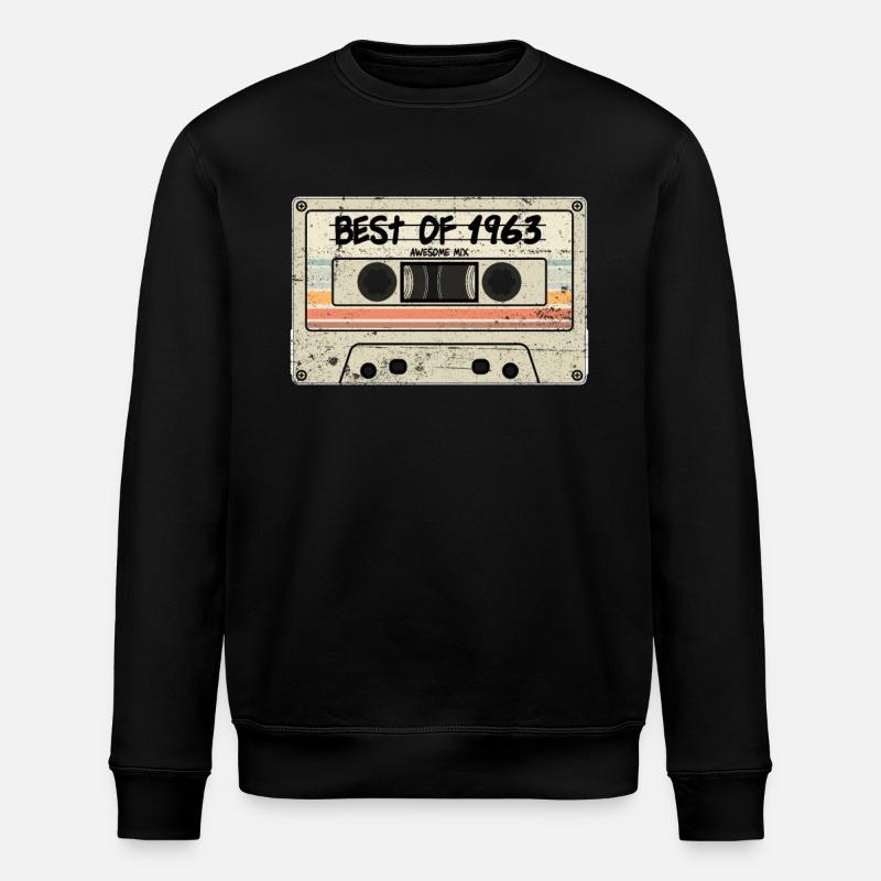 Le meilleur de 1963 - Sweat bio ROLLER Stanley/Stella Unisexe - noir