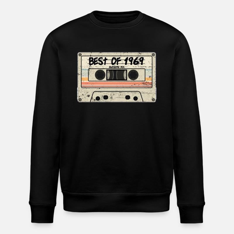 Le meilleur de 1969 - Sweat bio ROLLER Stanley/Stella Unisexe - noir