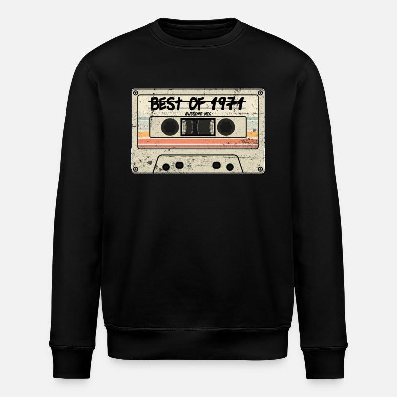Le meilleur de 1971 - Sweat bio ROLLER Stanley/Stella Unisexe - noir