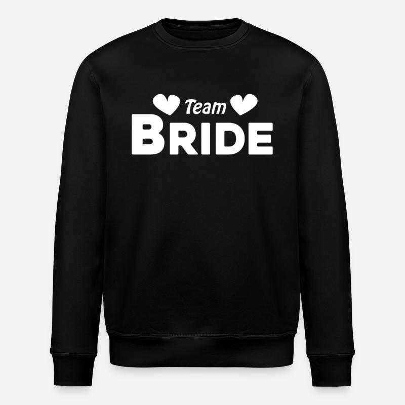 Team Bridal Wedding Celebration - Stanley/Stella ROLLER Unisex Organic Sweatshirt - black