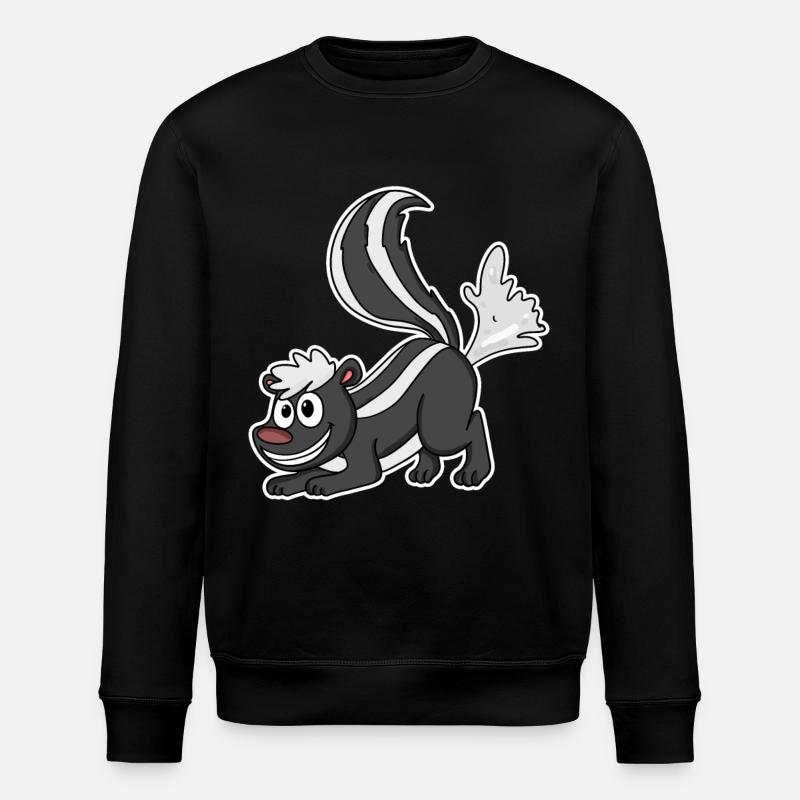 Skunk's skunk - Stanley/Stella ROLLER Unisex Organic Sweatshirt - black