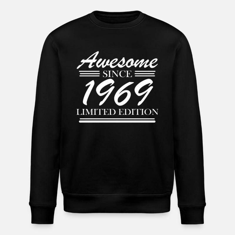 1969 - Stanley/Stella ROLLER Unisex Organic Sweatshirt - black