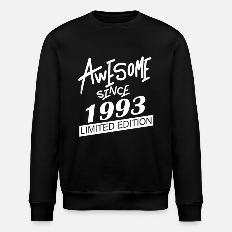 1993 - Né en 1993 - Sweat bio ROLLER Stanley/Stella Unisexe - noir