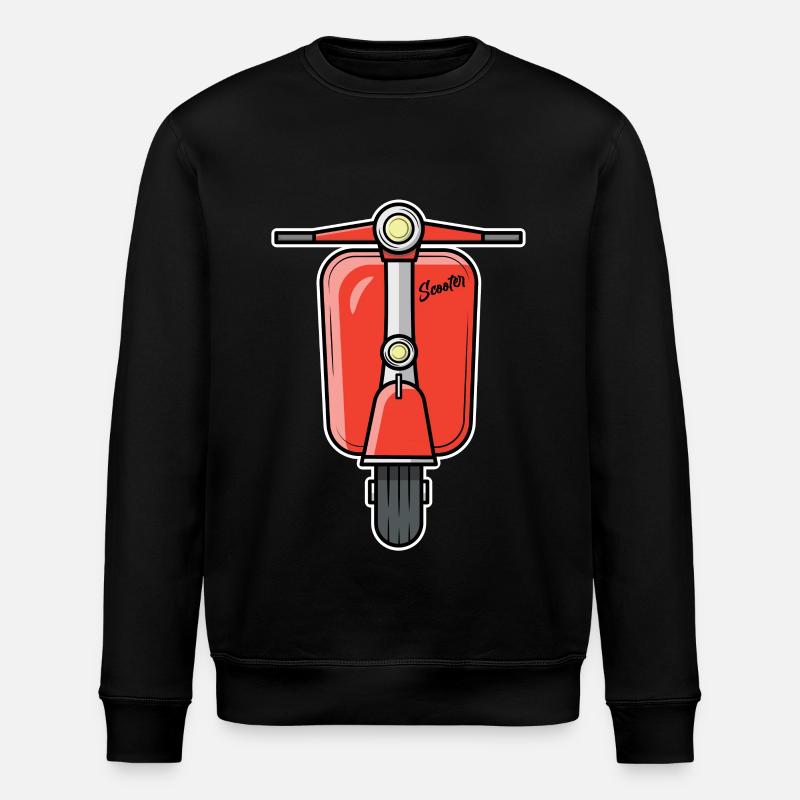 Scooter Scooter Scooter rouge - Sweat bio ROLLER Stanley/Stella Unisexe - noir
