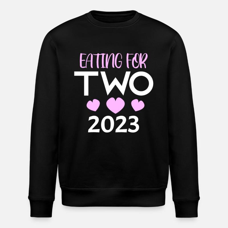 Jumeaux enceintes - Sweat bio ROLLER Stanley/Stella Unisexe - noir