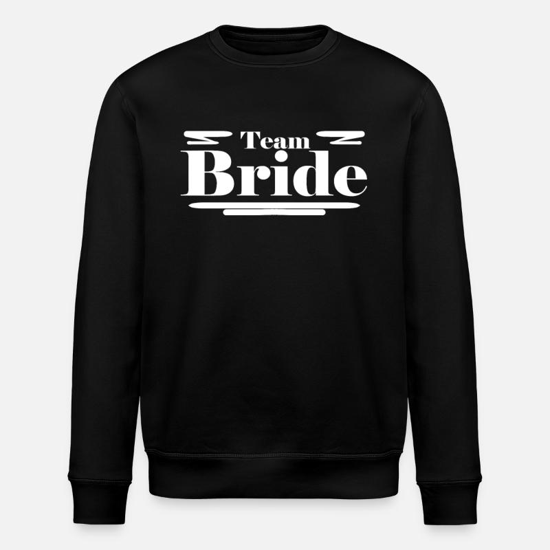 Team Bride - Stanley/Stella ROLLER Unisex Organic Sweatshirt - black