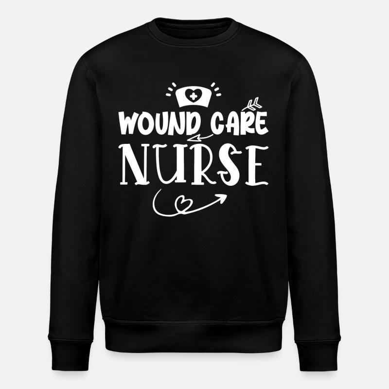 Wound Care Nurse - Stanley/Stella ROLLER Unisex Organic Sweatshirt - black