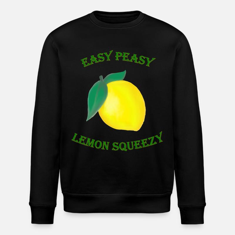 Easy Peasy Lemon Squeezy - Stanley/Stella Unisex Bio-Sweatshirt ROLLER - Schwarz