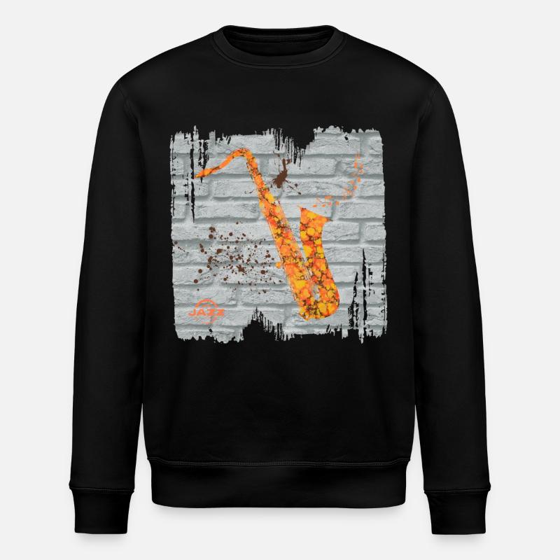 saxophone e 212 - Sweat bio ROLLER Stanley/Stella Unisexe - noir