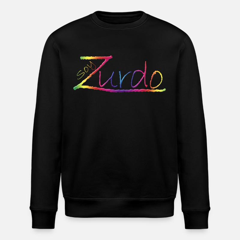 Ich bin Linkshänder - Stanley/Stella Unisex Bio-Sweatshirt ROLLER - Schwarz
