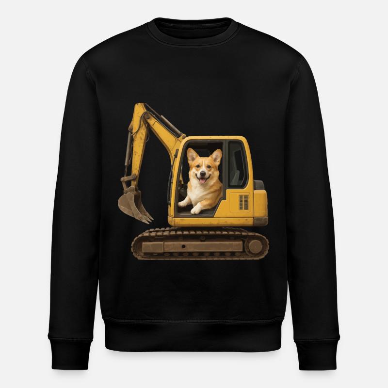 Corgi - Stanley/Stella Unisex Bio-Sweatshirt ROLLER - Schwarz