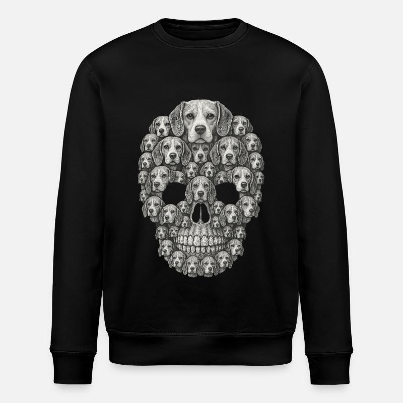 Beagle - Stanley/Stella Unisex Bio-Sweatshirt ROLLER - Schwarz