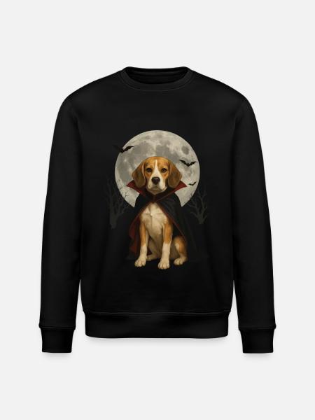 Beagle - Stanley/Stella Unisex Bio-Sweatshirt ROLLER - Schwarz