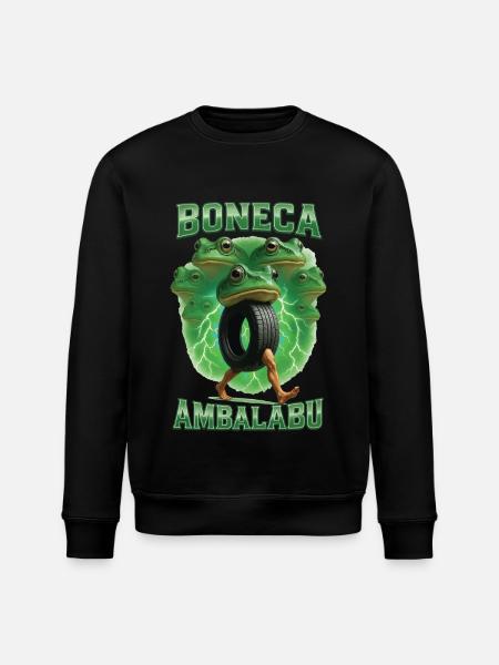 Frosch - Stanley/Stella Unisex Bio-Sweatshirt ROLLER - Schwarz