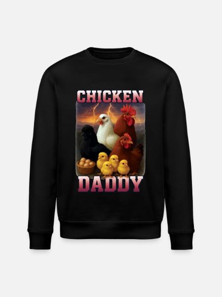 Huhn - Stanley/Stella Unisex Bio-Sweatshirt ROLLER - Schwarz