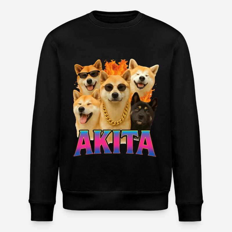 Akita - Stanley/Stella Unisex Bio-Sweatshirt ROLLER - Schwarz