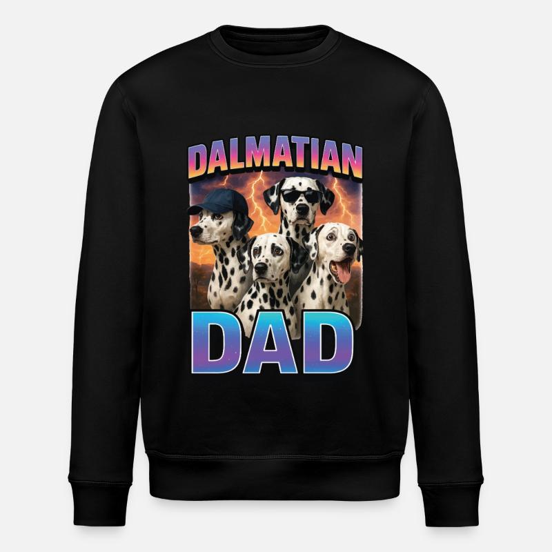Dalmatiner - Stanley/Stella Unisex Bio-Sweatshirt ROLLER - Schwarz