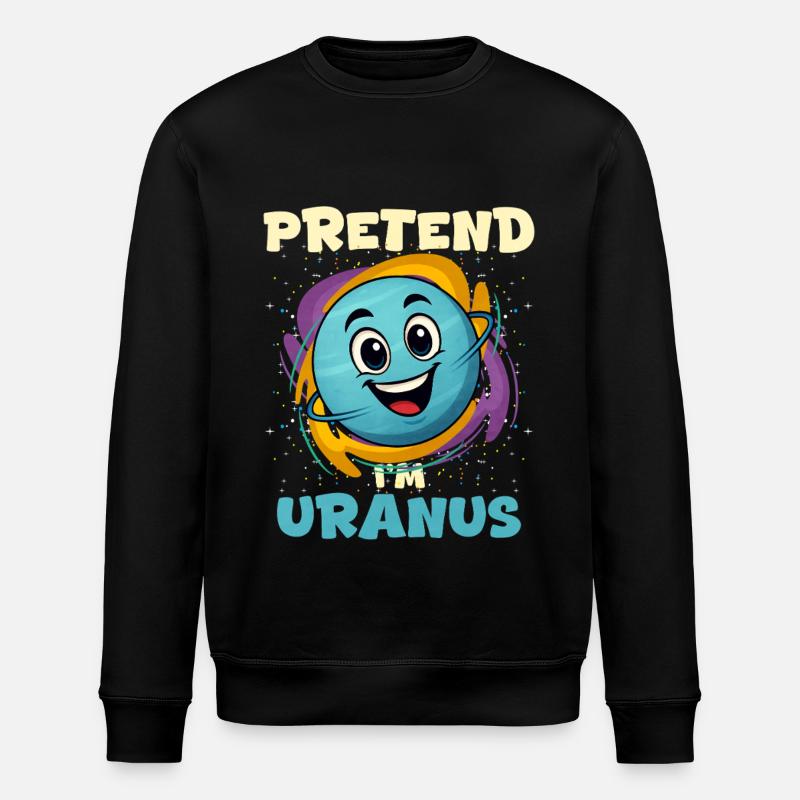 Uranus - Stanley/Stella ROLLER Unisex Organic Sweatshirt - black