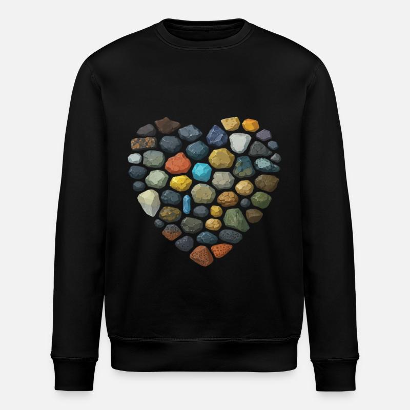 Géologie Roche - Sweat bio ROLLER Stanley/Stella Unisexe - noir
