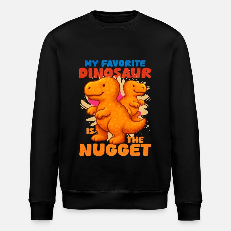 Chicken Nugget - Stanley/Stella ROLLER Unisex Organic Sweatshirt - black