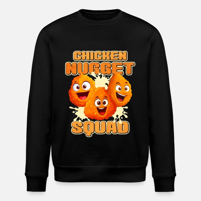 Chicken Nugget - Stanley/Stella ROLLER Unisex Organic Sweatshirt - black