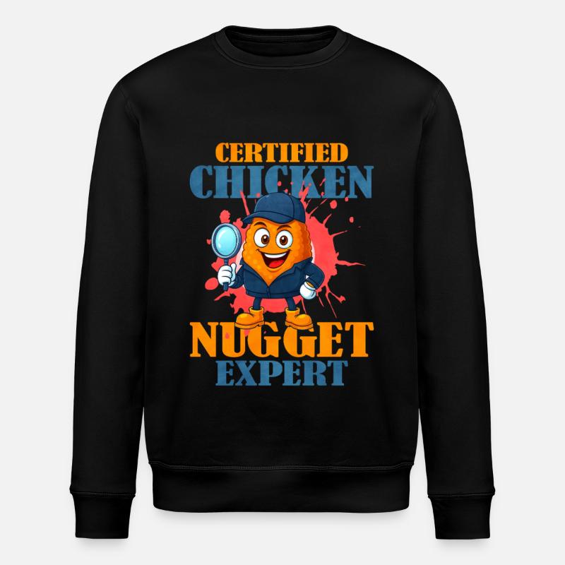 Chicken Nugget - Stanley/Stella Unisex Bio-Sweatshirt ROLLER - Schwarz