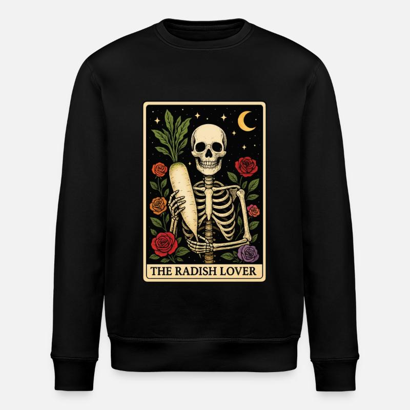 Tarot au radis - Sweat bio ROLLER Stanley/Stella Unisexe - noir